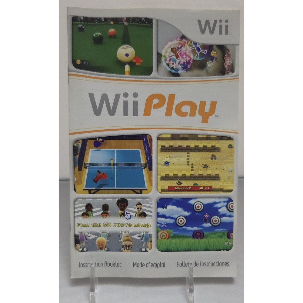 Wii Play - Nintendo Wii - CIB - Manual & Insert Included - Tested - Working - Picture 8 of 13
